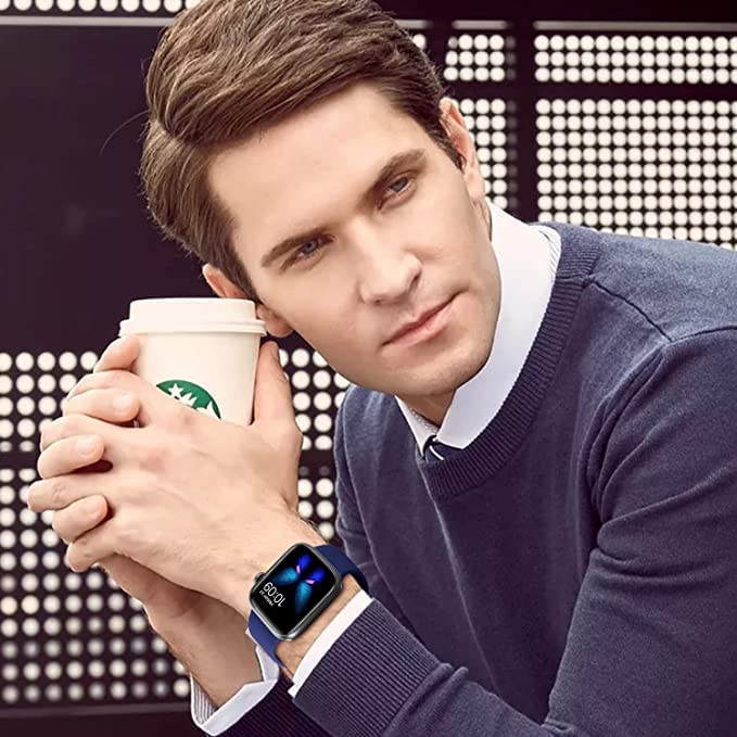Image of TechMount Compatible with Apple Watch Straps 42mm 44mm 45mm 49mm Soft Silicone Luxury Sport Band Strap Compatible With Apple Watch Ultra Series 8 7 6 5 4 3 2 1 SE (NOT FIT WITH 38MM, 40MM,41MM)