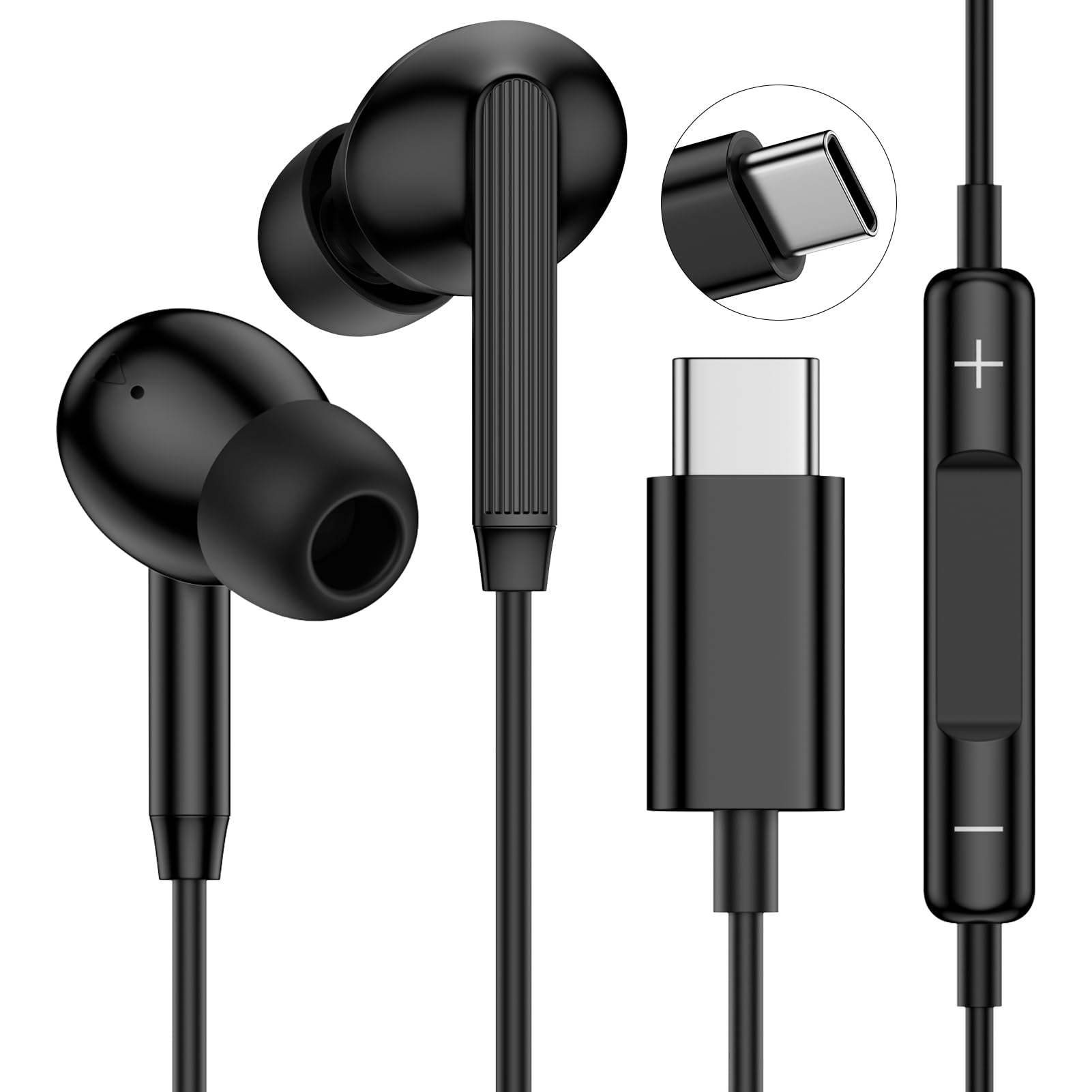 Amazon.com: USB C Earbuds Wired Headphones for Samsung Galaxy A26