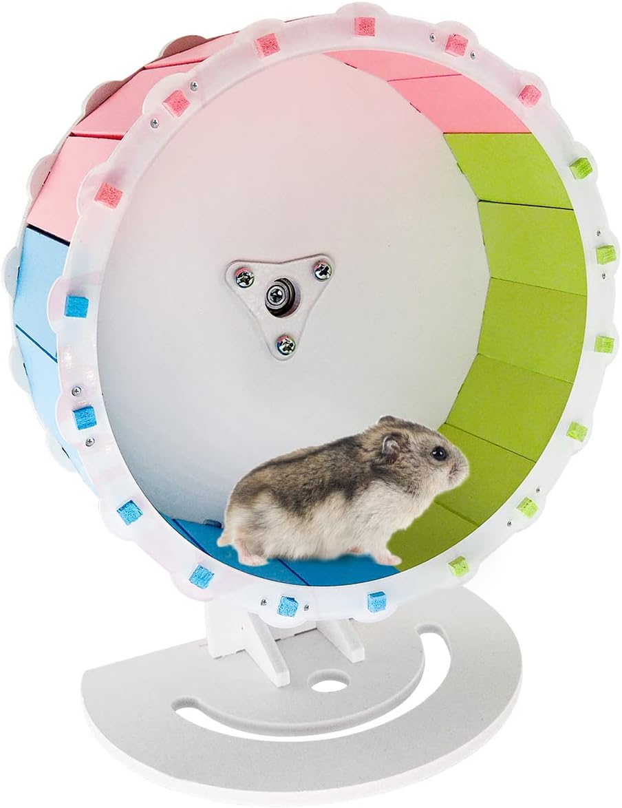 Hámster Running Wheel, Rueda para Animales Hamster Bola Hámster, Rueda de Correr para Hámster Small Pet Hamster Rueda de Ejercicio para Ratones, Hámsters, Gerbos, Ratas