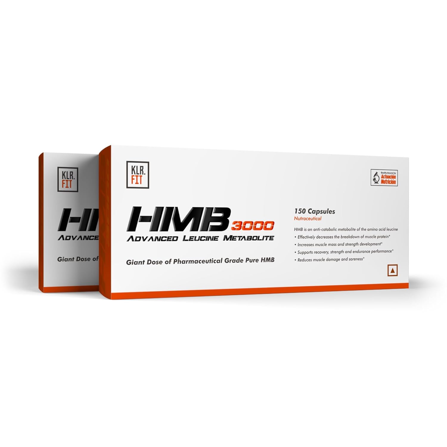Klr.Fit HMB 3000 | Enhance Muscle Strength, Recovery & Endurance | Promotes Lean Body Mass | Gain Desired Weight | Boost Strength | Size Gain Formula | 30 Servings, 150 Capsules Klr.Fit HMB 3000 | Enhance Muscle Strength, Recovery & Endurance | Promotes Lean Body Mass | Gain Desired Weight | Boost Strength | Size Gain Formula | 30 Servings, 150 Capsules