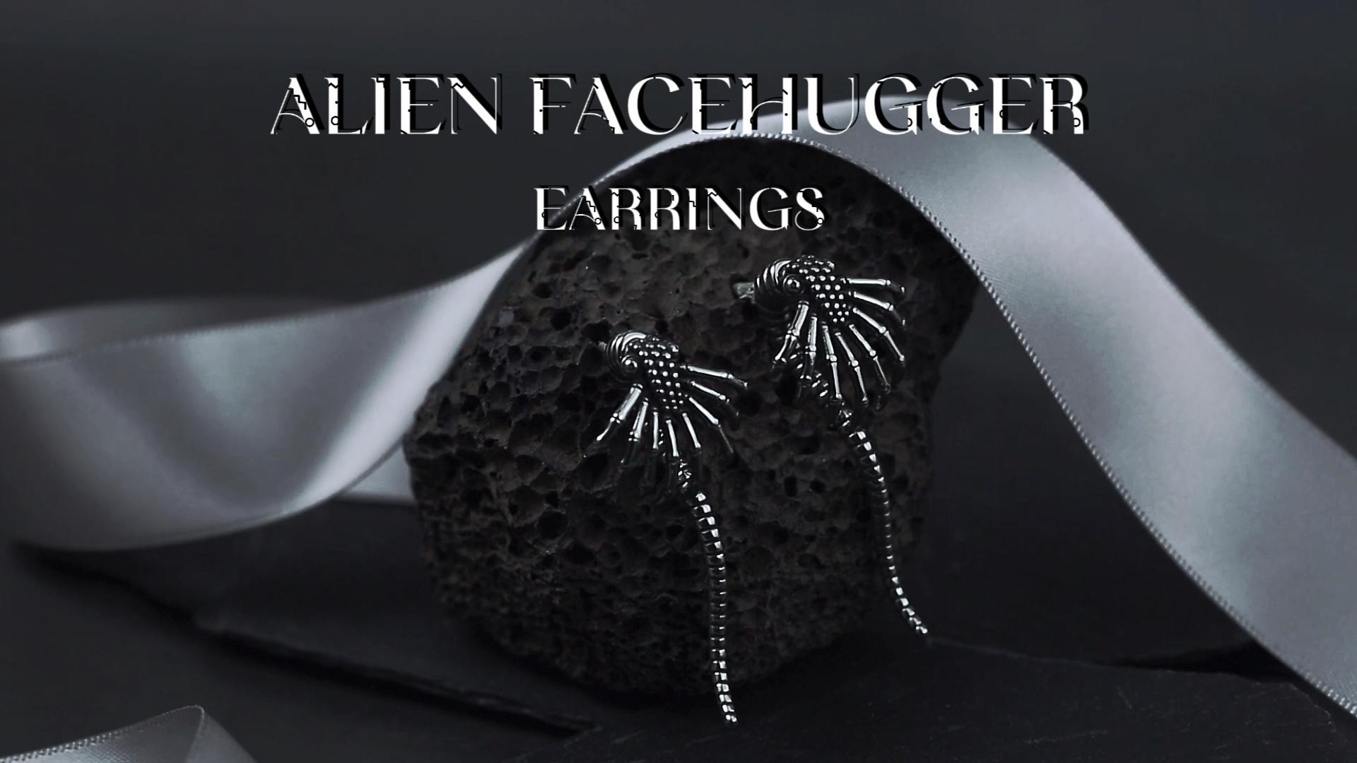 Amazon.com: HZMAN Alien Facehugger Earrings for Men Women