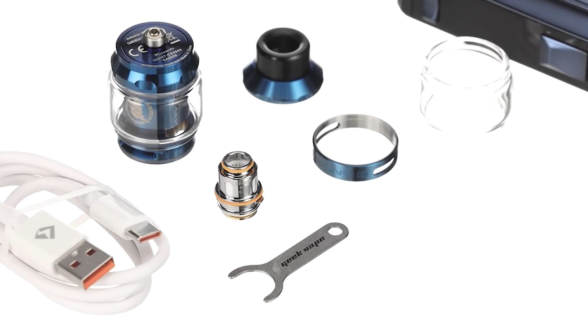 GeekVape AEGIS Legend 2 / L200 + Z Subohm Tank 2021 Tank Kit, 200 W, 5,5  ml, colore navy blu, senza nicotina, no E-Liquid : Amazon.it: Elettronica