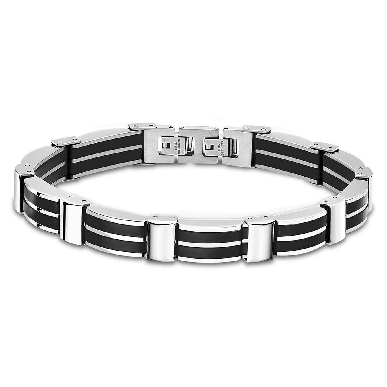 LOTUS STYLE LS1878-2/3 - Pulsera para hombre, acero y resina