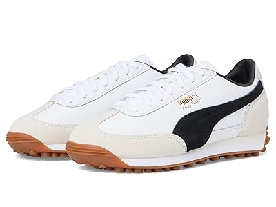 PUMA Kids Easy Rider (Big Kid) Kids Shoes Puma White/Puma Black : 7 Big Kid M, Leather