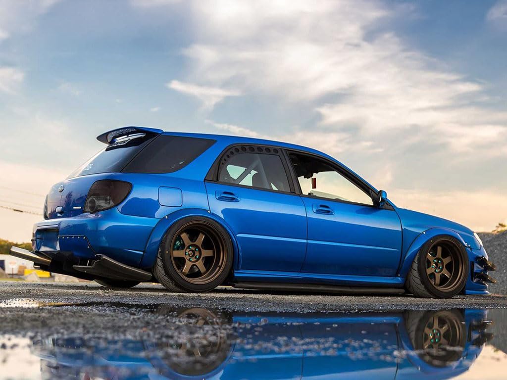 Cubiertas Ahumadas Precortadas Para Luces Traseras De IMPREZA WRX STi Sedán 2008-2014 | Fácil Instalación Y Estilo Oscurecido