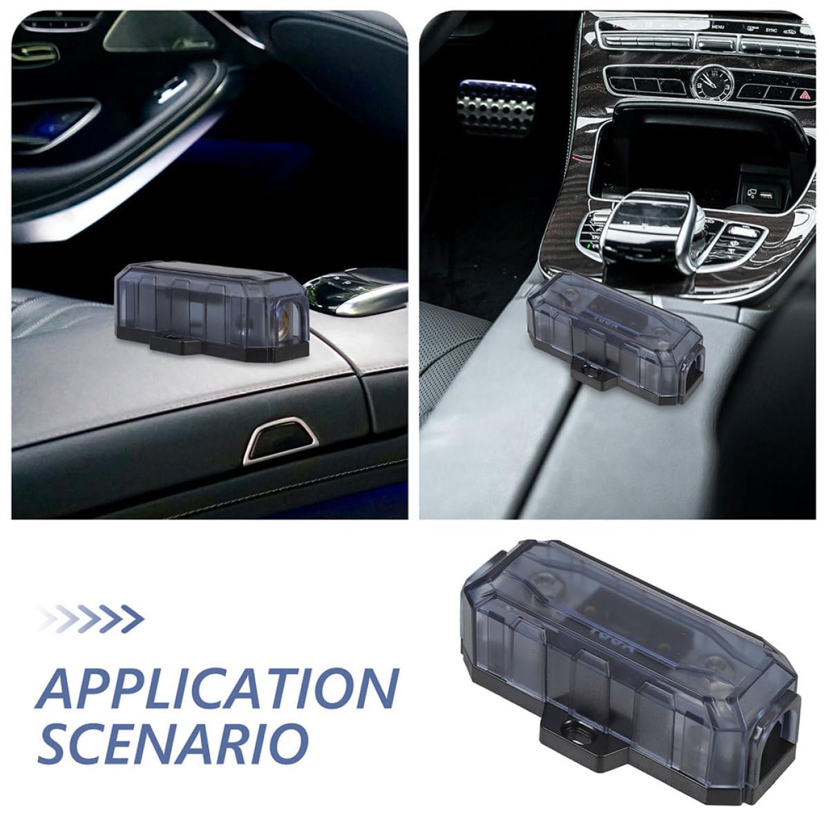 Portafusibili Anl per Amplificatore Audio Auto, 2 Pezzi, 100A, Lega di Zinco, Installazione Facile, Sicurezza Affidabile