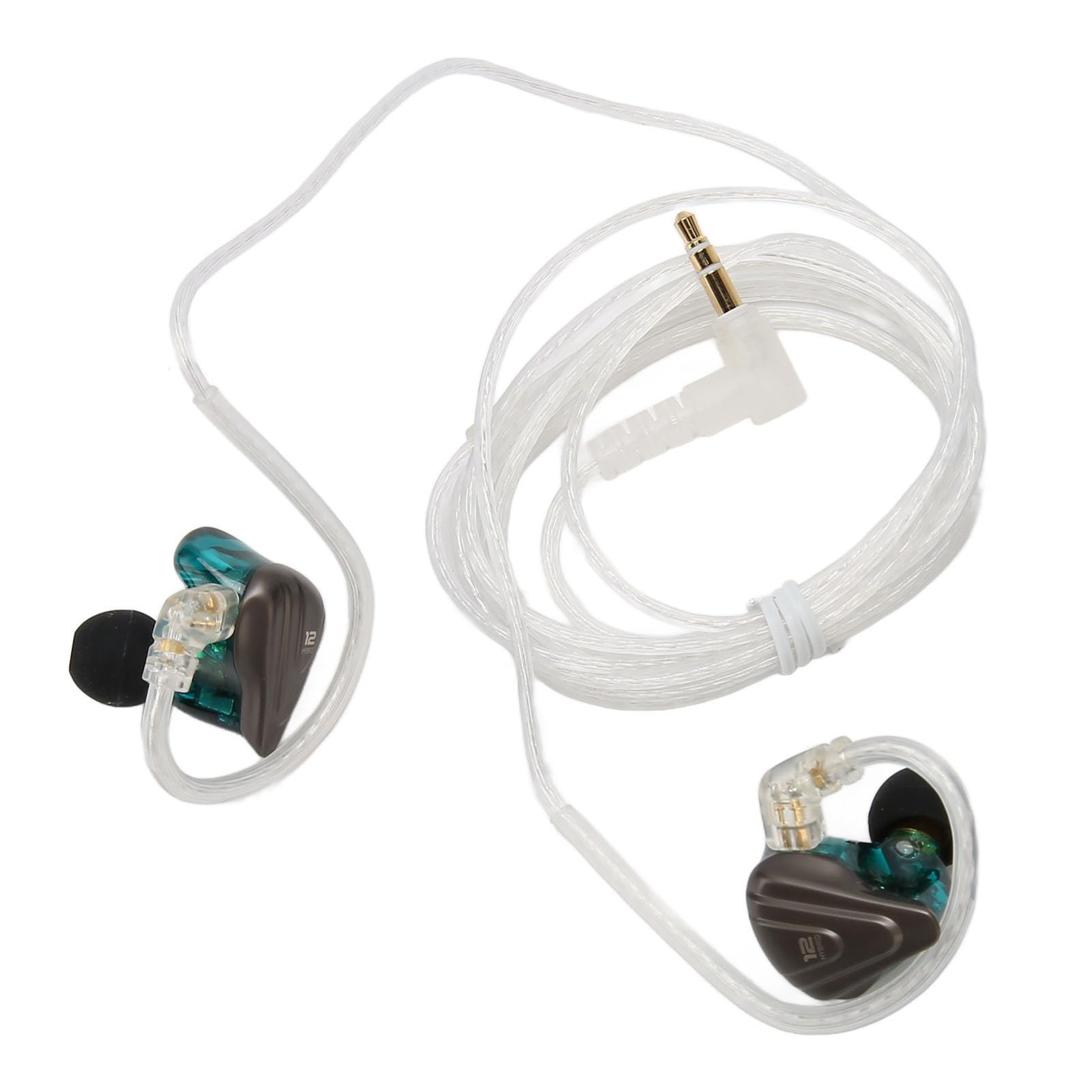 lyrlody Kabelgebundene HiFi-Ohrhörer, 5BA 1DD Hybrid-Treiber, 0,75 Mm