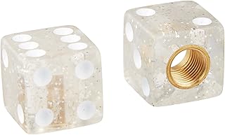 Trick Tops Dice, Glitter Silver