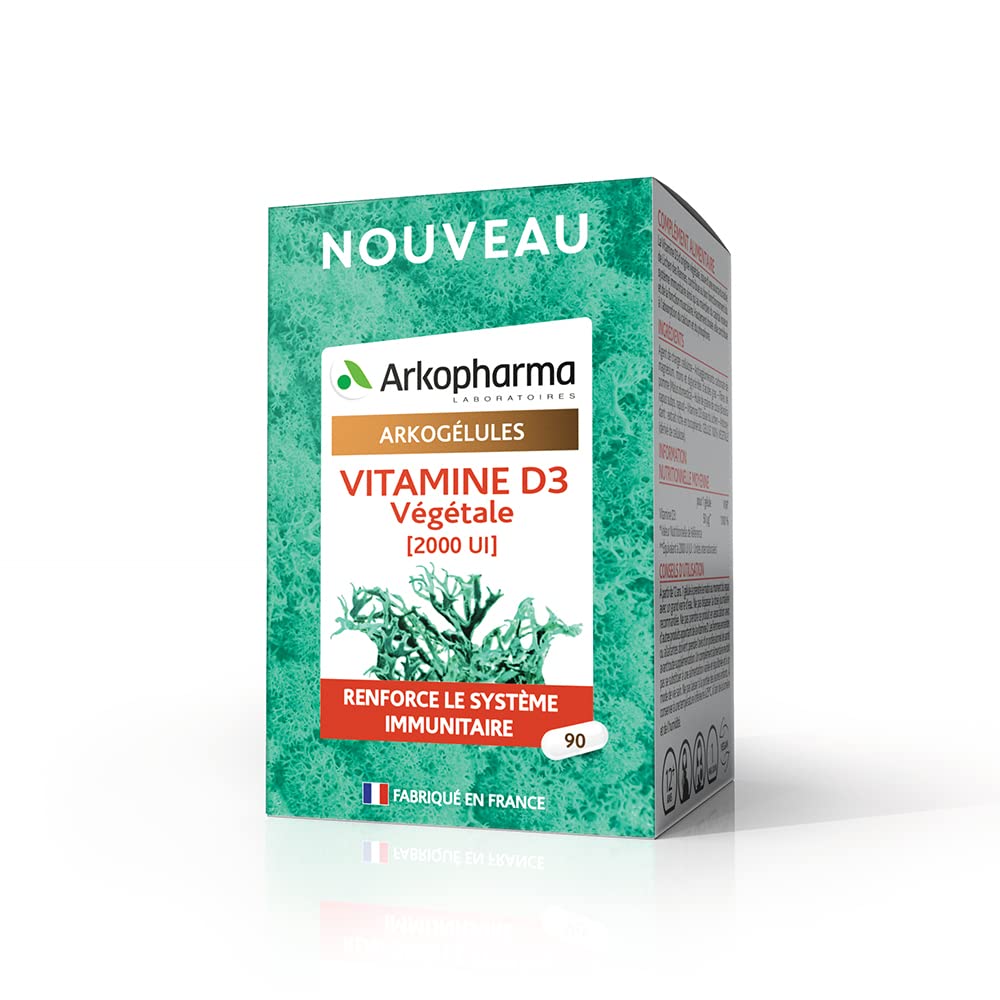 Arkopharma arkogélules vitamine D3 végétale 90 gélules