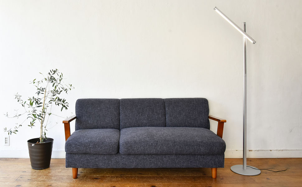 Amazon | aircorno 034 LED フロアライト おしゃれ 360度回転 スライド