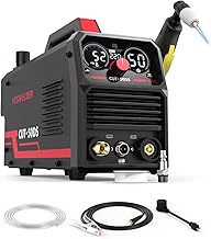 YESWELDER CUT-50DS Plasma Cutter, 50Amp Air Power Large Digital Display 110/220V Dual Voltage IGBT Inverter Plasma Cutting Machine