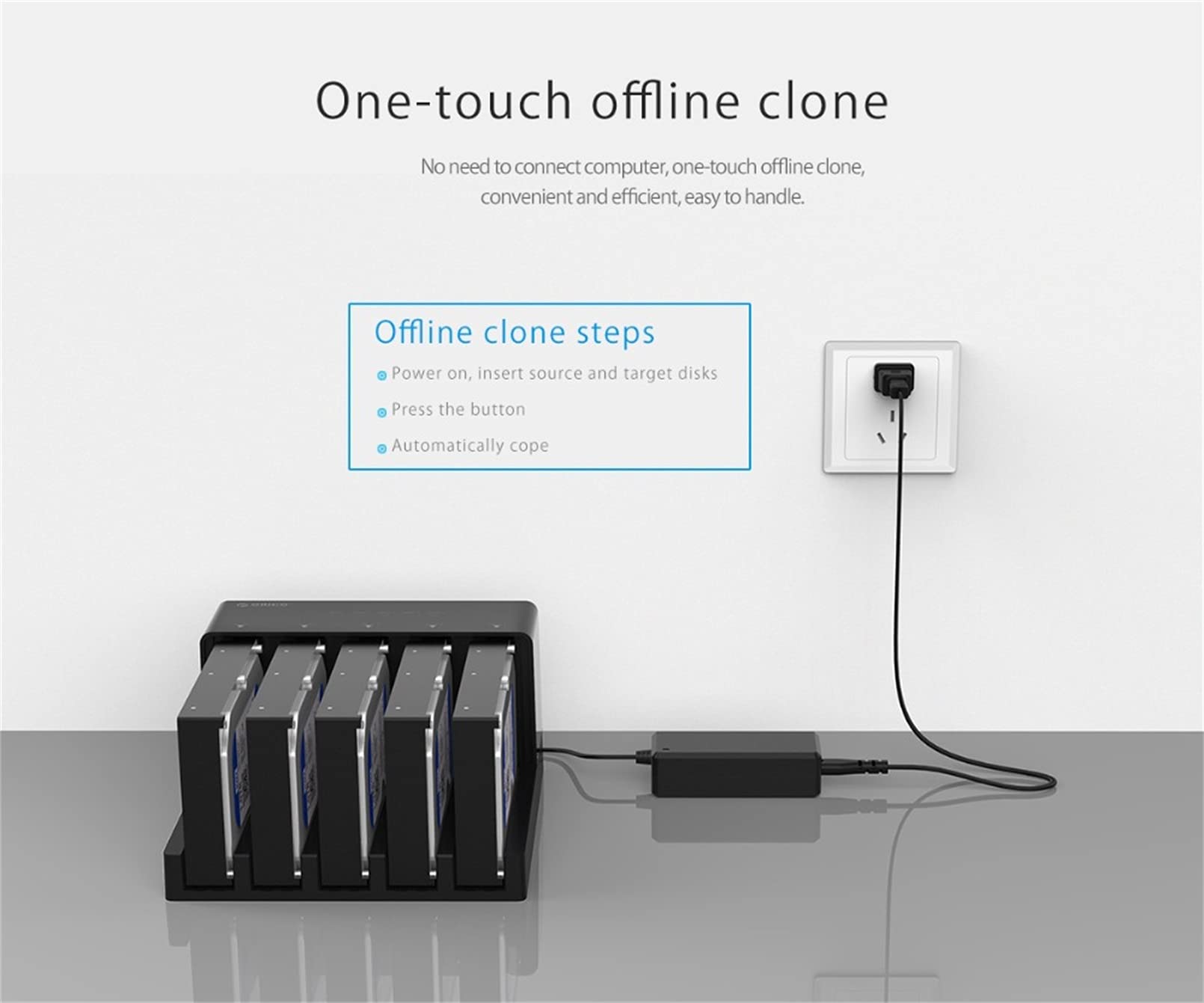 Amazon.com: Hörsein 6558US3-C 5 Bay Super Speed ​USB 3.0 HDD