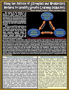 Pamphlet Using the Pattern of Strengths and Weaknesses Method to Identify Specific Learning Disabilities Book