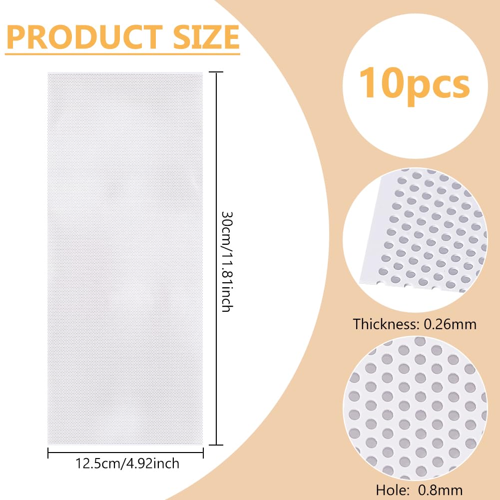 BENECREAT Fursuit Personnalisé En Maille Pour Les Yeux 100x30cm - Filet Sublimé PVC Blanc Imperméable 0.8mm
