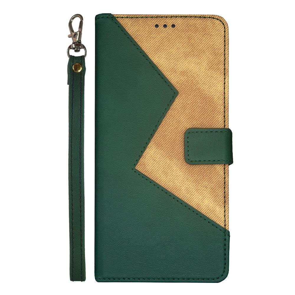 Custodia Portafoglio in Pelle PU Compatibile con ZTE Blade A31 Plus, Cover con Chiusura Magnetica, Tasche per Carte e Funzione Stand (Nero