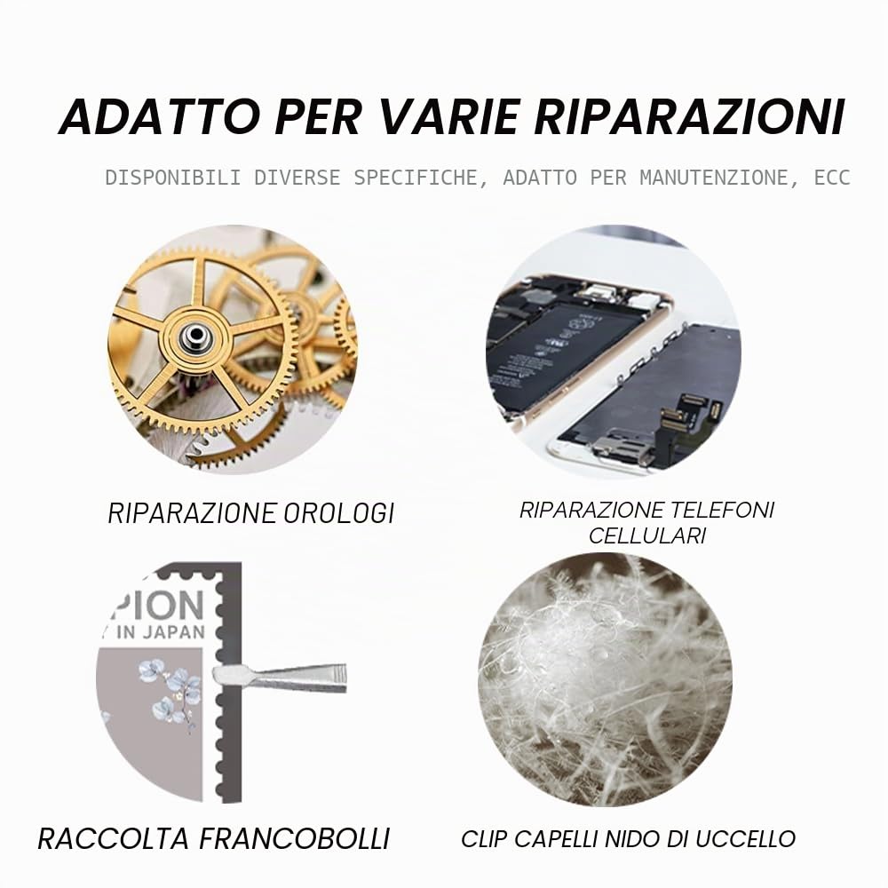 Pinzette in Acciaio Inossidabile, Portatili Francobolli Uniwersalne