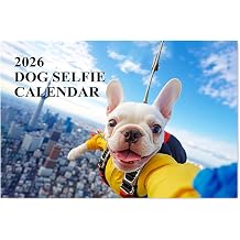 Dog Selfies Calendar 2026 A4 12 Month to View Funny Dog Calendar 2026 Perfect for Home, Office, School, Holidays and Planning Papa Prints
