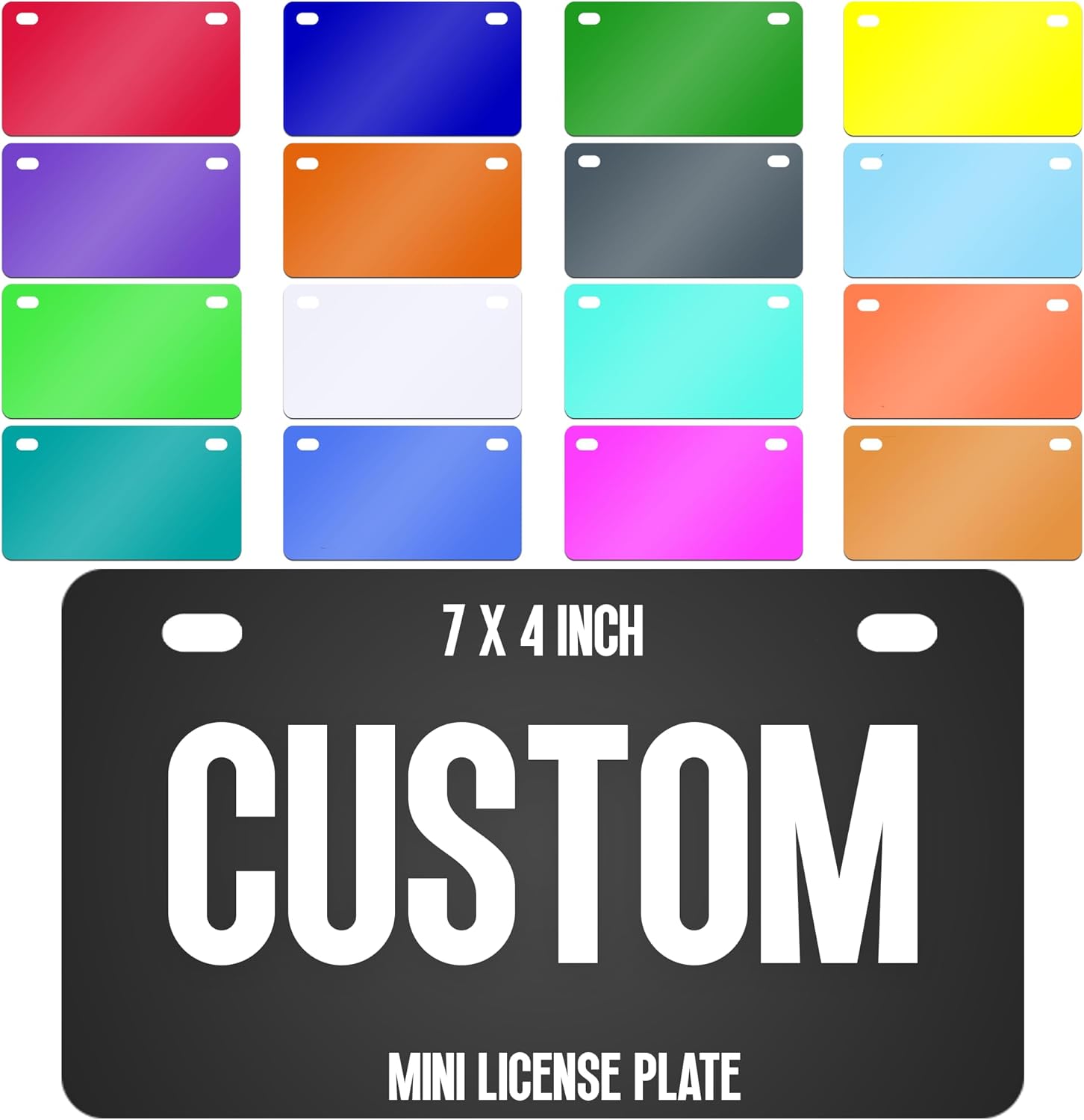 Placa de matrícula personalizada para motocicleta, placa de matrícula personalizada, placa UTV, placa de motocicleta, placa de ATV – Placa de