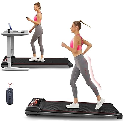 3 in 1 Portable Treadmill and Walking Treadmill for Home/Office, Remote Control and Large LED Display Screen