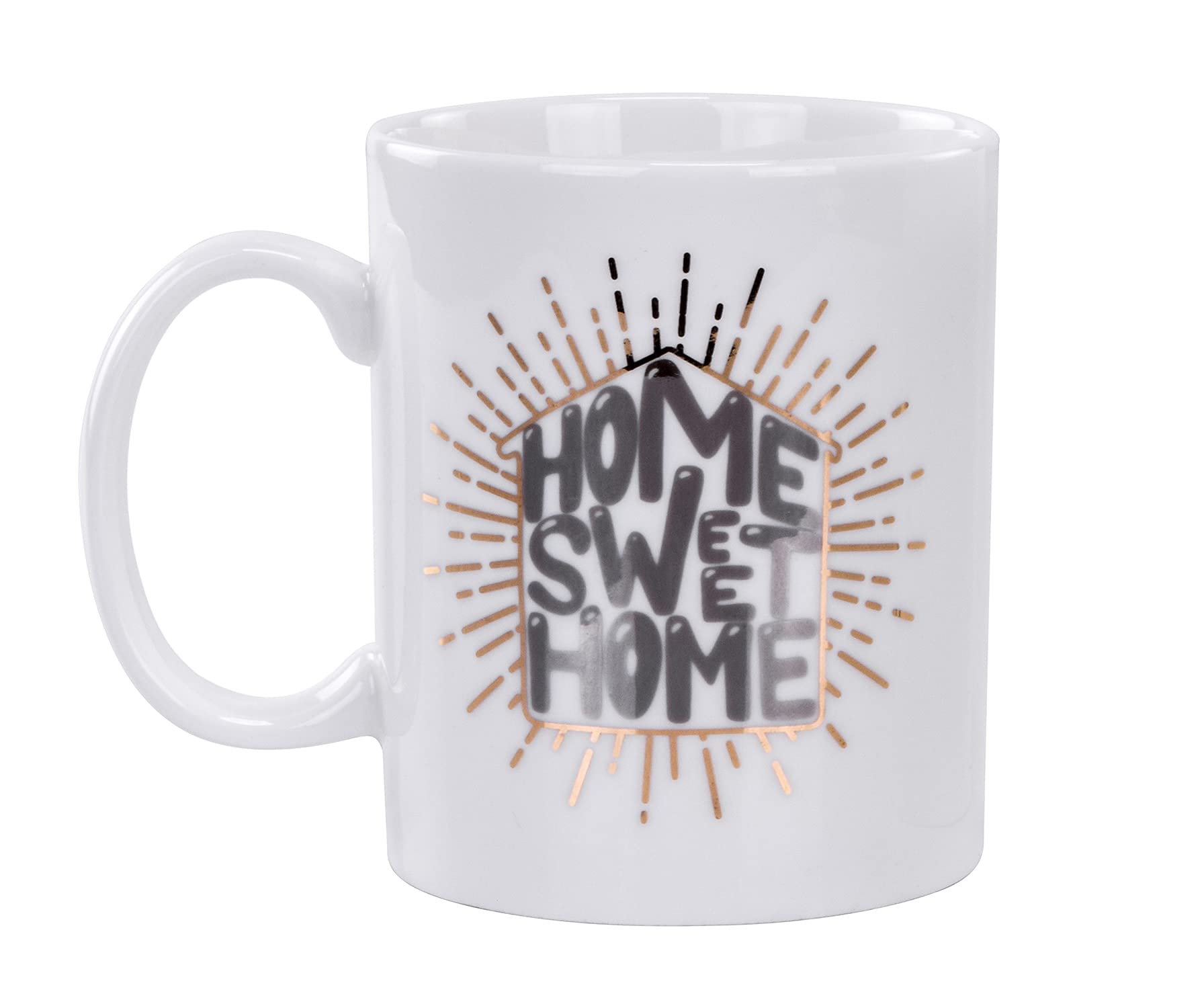 Deco Pride Home Sweet Home Printed Ceramic Tea Coffee Mug (1 Piece)
