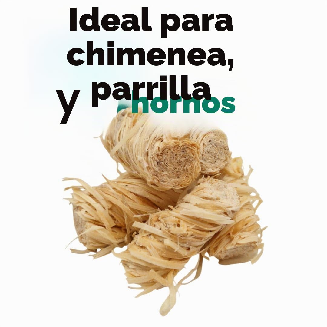 2 kg de encendedor de lana de madera ecológica