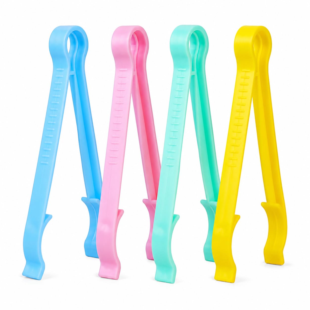 4 Pcs Baby Bottle Tongs Anti-Scalding Non-Slip Bottle Clip Hot Feeding Bottle Holder Steriliser Tongs for Newborns Infants Toddlers 4 Colours