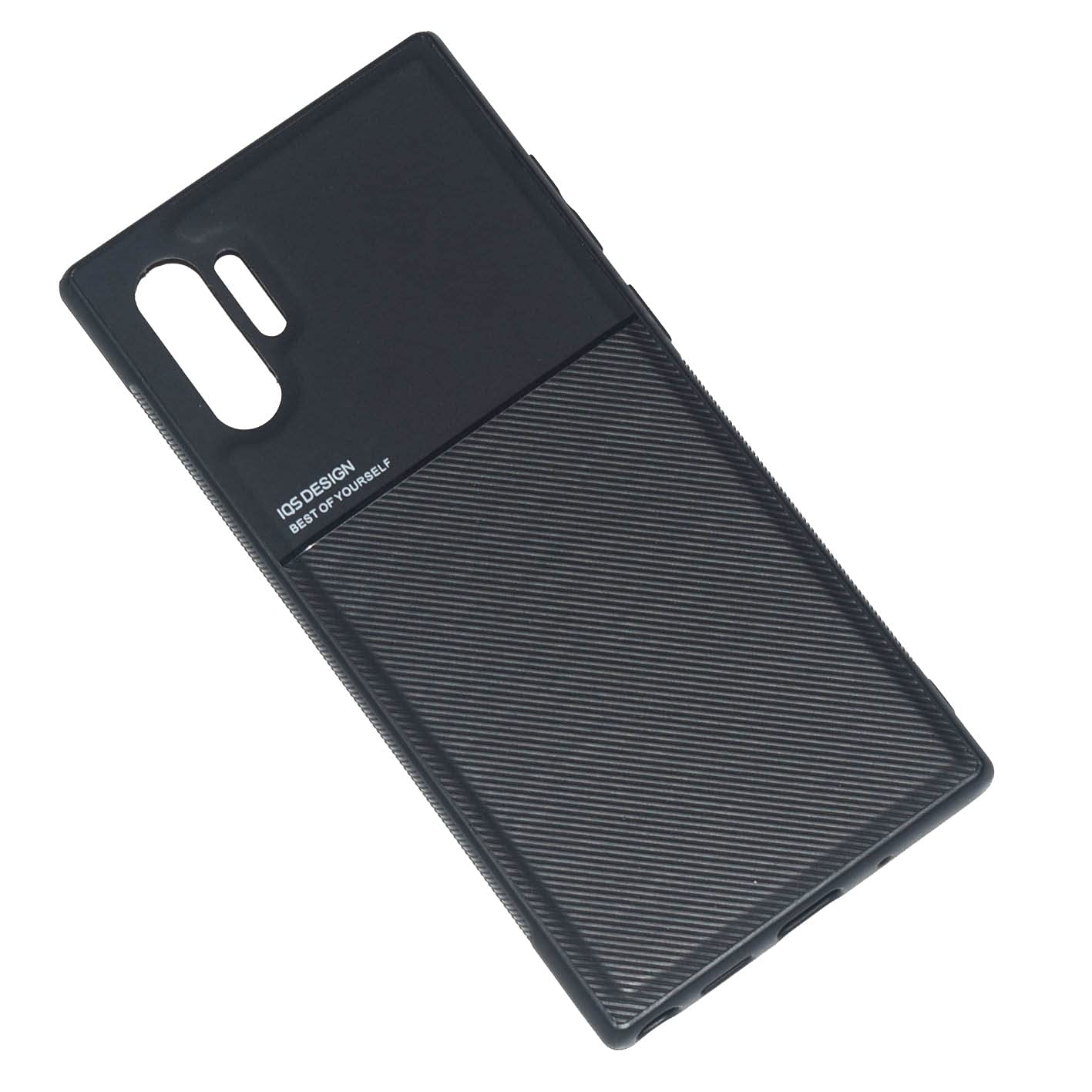 Mowen Case for Samsung Galaxy Note 10+/10 Plus - Cover Bumper Built-in Metal Plate for Samsung Galaxy Note 10+/10 Plus - Black