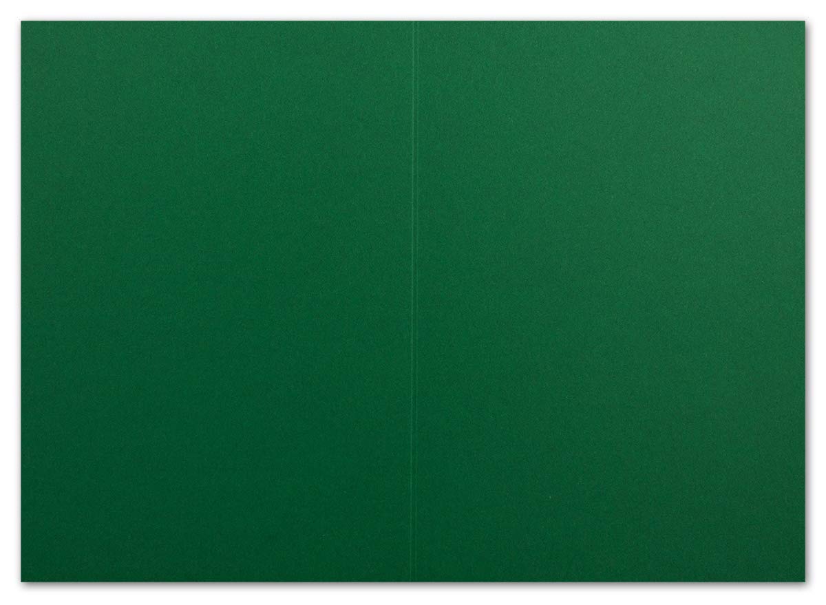COLOURS 4-YOU by Glüxx-Agent 25 DIN A6 folding cards dark green, cards to design yourself 14.8 x 21 cm - Image 2