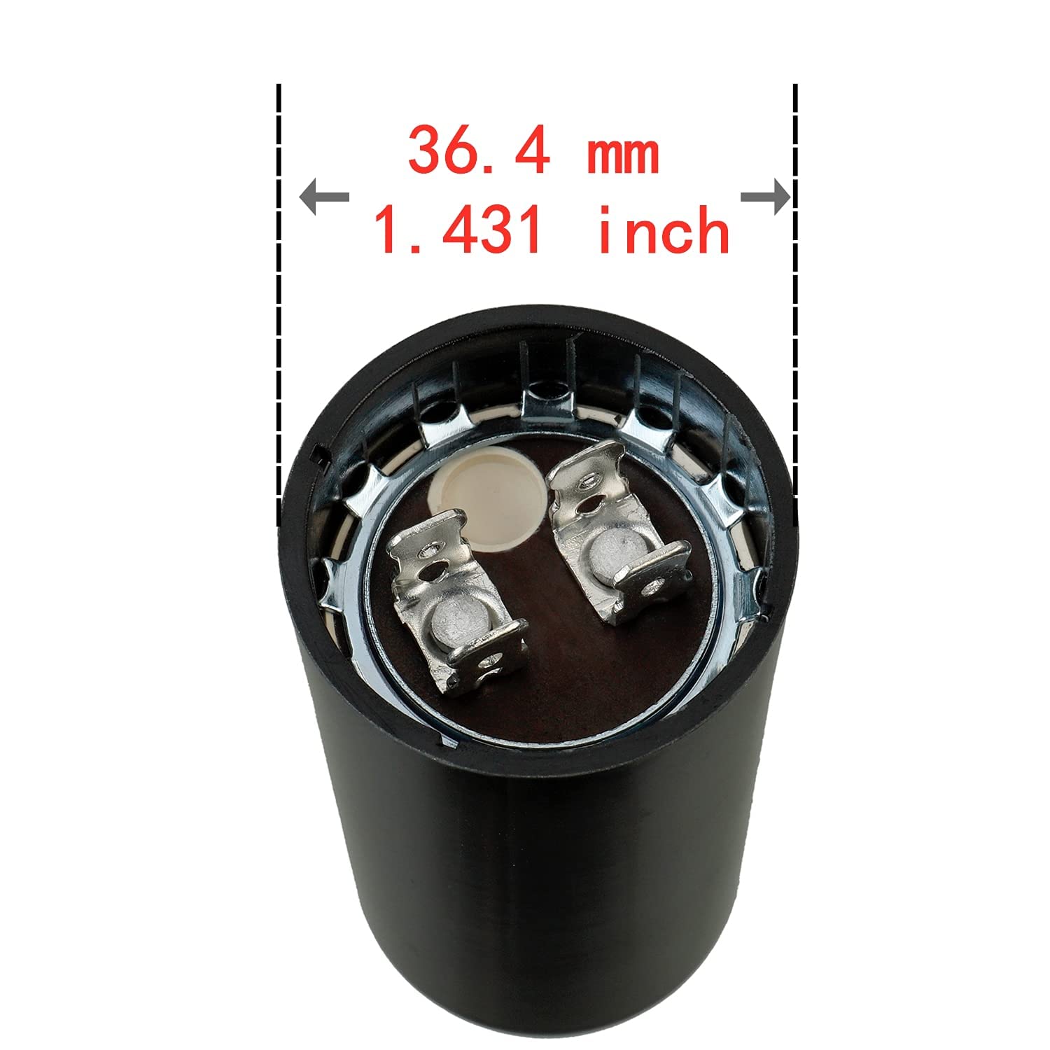 BOJACK 55 15 uF 55/15 MFD ± 5% 250 V CBB65B Condensador de arranque circular de doble