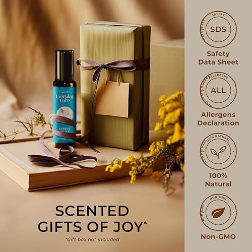 Miniatura 8 de Juego de aceites esenciales 100% puros de grado terapéutico para aliviar el dolor de cabeza y el estrés, 2 x 0.3 fl oz Gya Labs