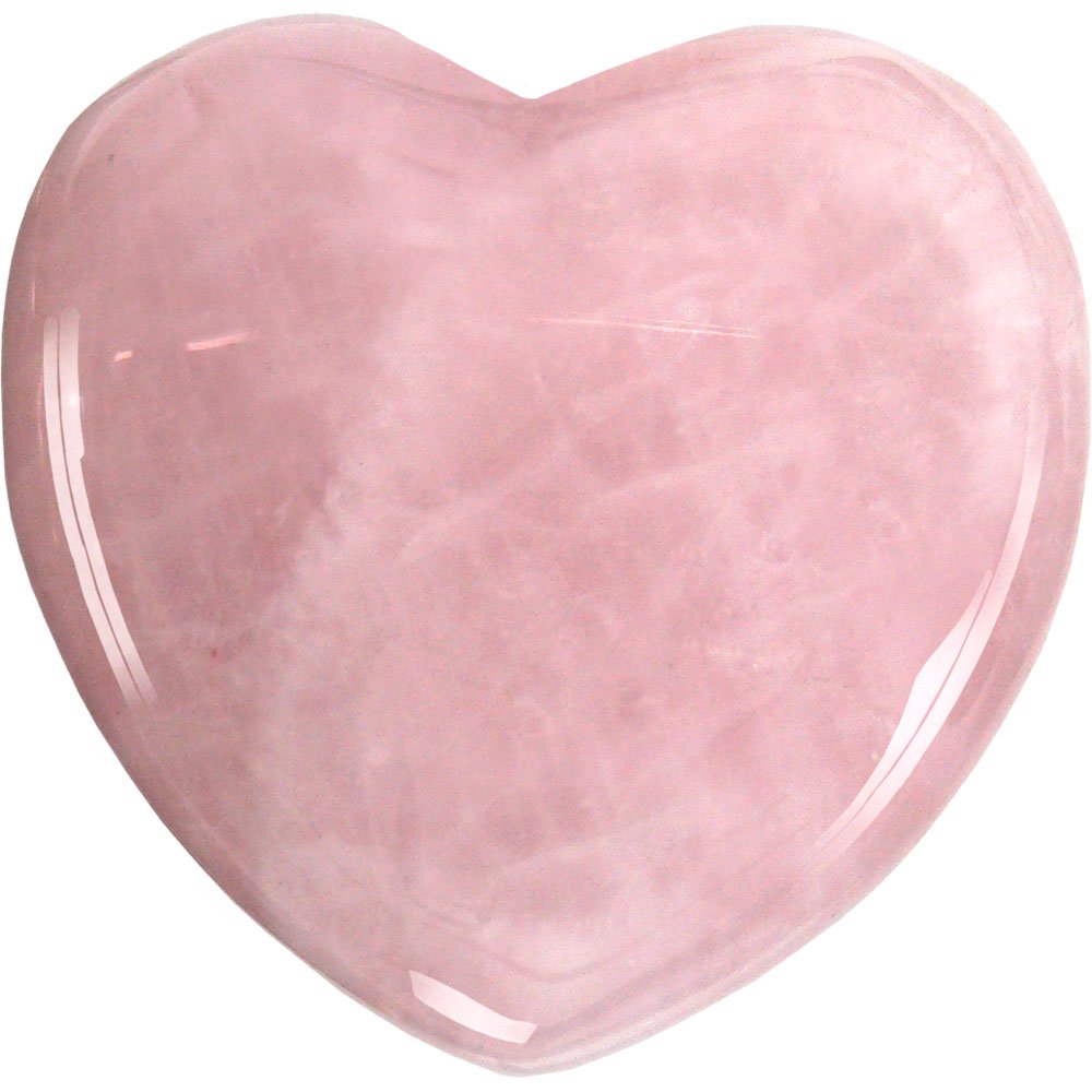 New Age SourcePuffed Heart - Rose Quartz