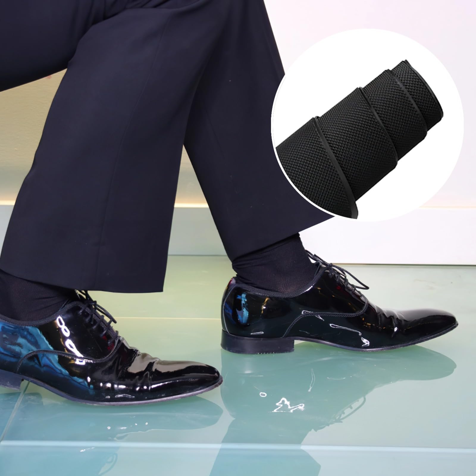 Absatzsohlen-Schoner mit Diamantmuster, rutschfeste Gummipads für Damenschuhe, Schutzaufkleber für den Vorderfuß, Zubehör für die Schuhreparatur für High Heels