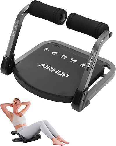 AIRHOP Ab Machine for Stomach Workout, Abs Workout Equipment for