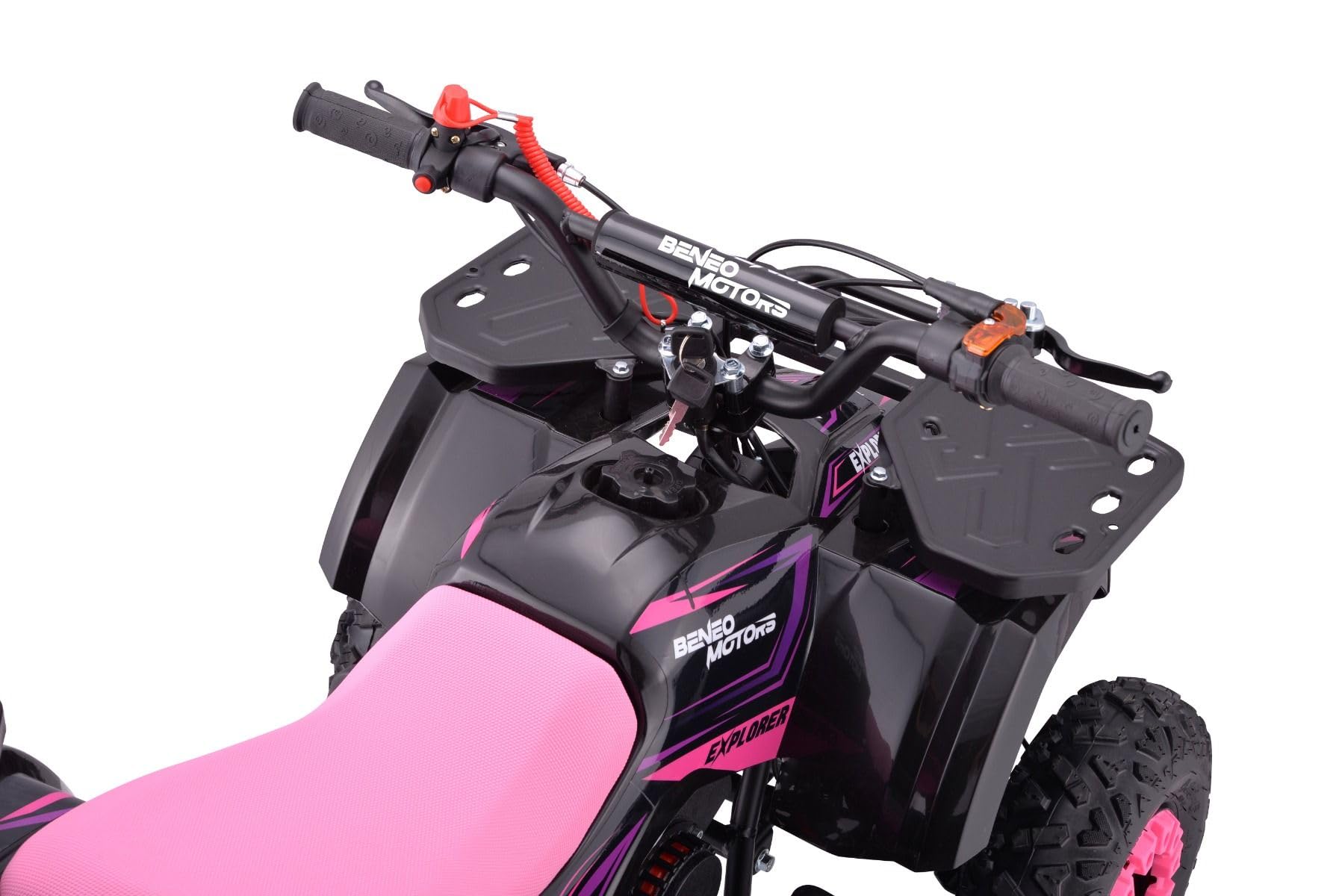 ATV - Mini quad pour enfant Beneo Motors Explorer Rose - 50 cc