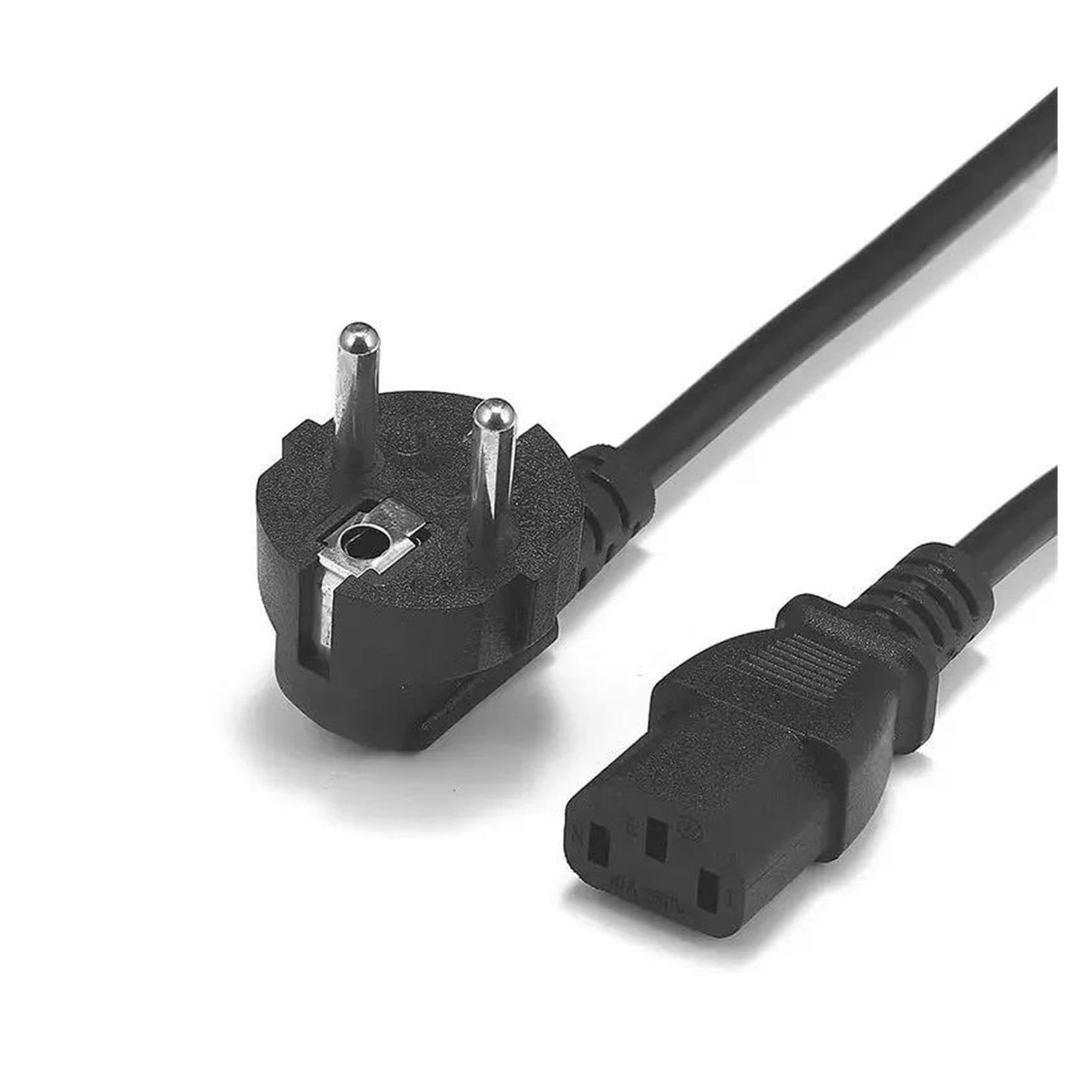EU-Stromkabel, IEC C13-Stromverlängerungskabel, 1,2 m, 1,5 m, 2 m, 3 m, AC-Netzteil-Verlängerungskabel, kompatibel mit LG, TV(5m)