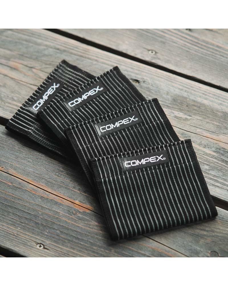 Compex Unisex 6522053 Paski do Urządzeń Bezprzewodowych, Czarny, 4 Sztuki