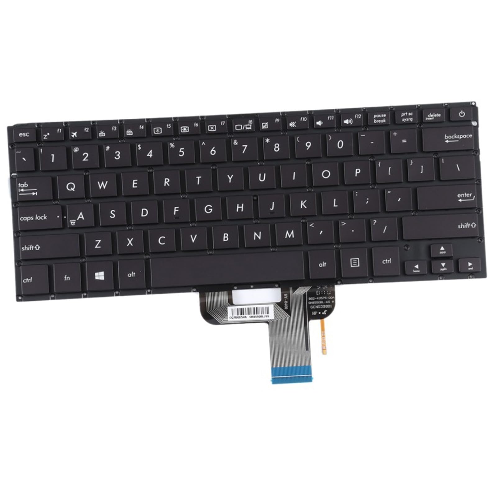 Generico Tastiera retroilluminata a LED Tastiera retroilluminata a LED per RX410U RX310 UX310UA UX310UQ U4000 Notebook Riparazione Tastiera Portatile retroilluminata