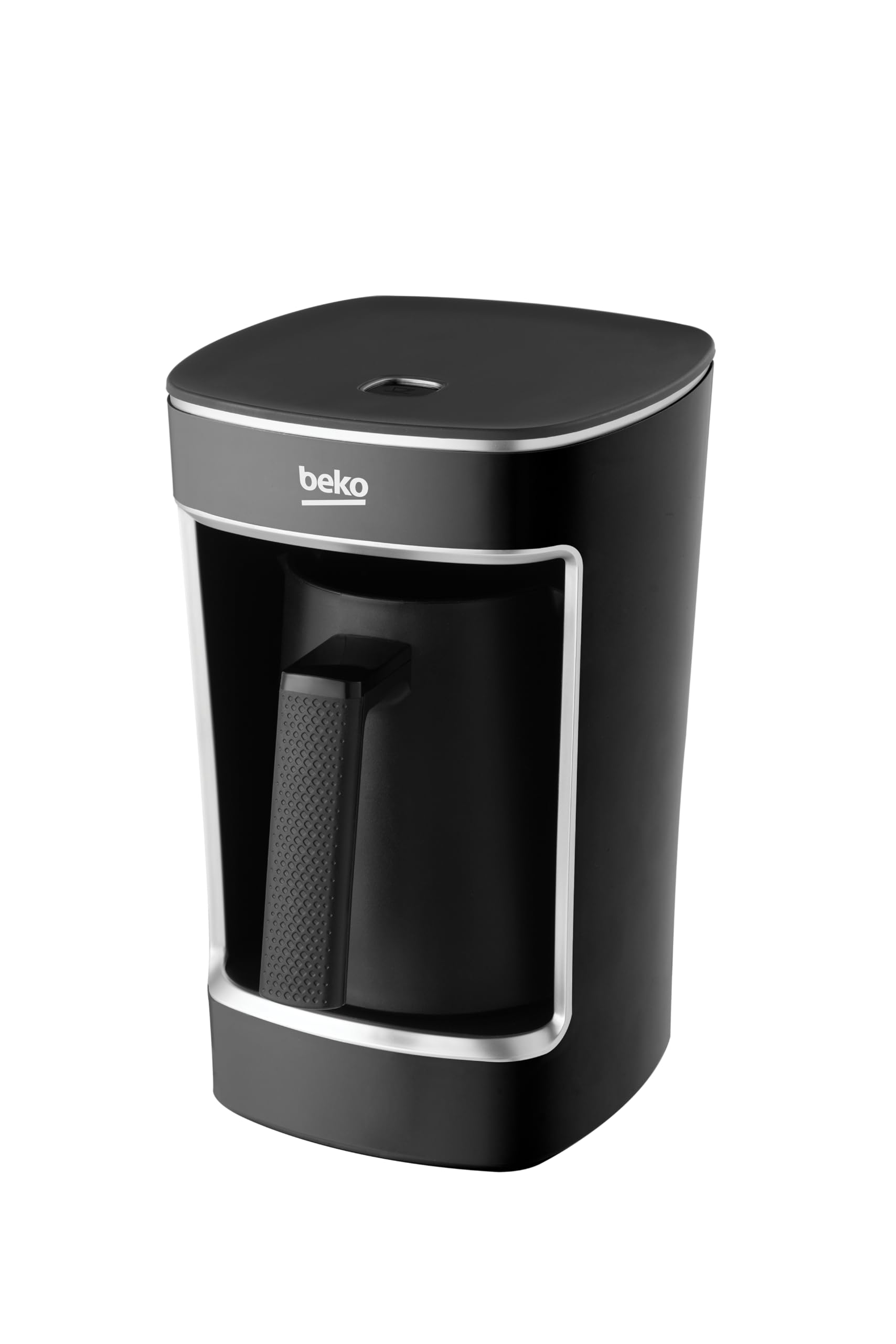 Beko TKM 2341 - Cafetera moka hasta 5 tazas, Cooksense, café turco espumoso, antiderrames, control de un solo toque, color negro
