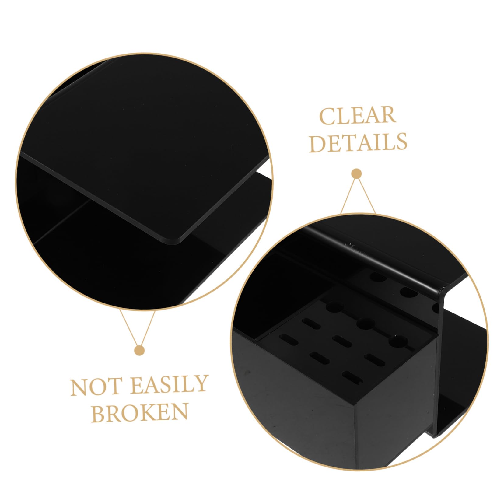 POPETPOP Organizador de Almohadilla para Pestañas Ergonómico y Desmontable con Soporte para Herramientas de Extensión Almacenamiento Estable para Salón y Profesional o Doméstico
