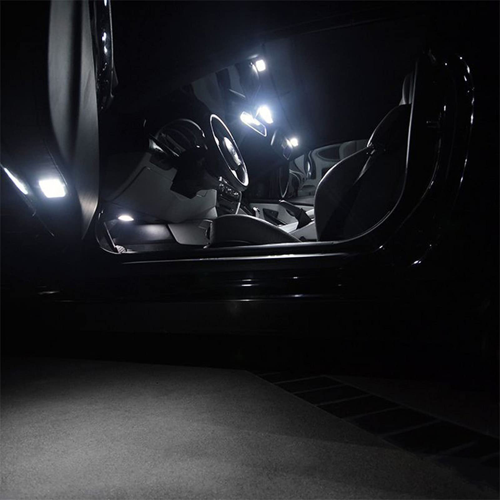 Bombillas Canbus Blancas Bombillas LED sin Errores Kit de luz de Puerta de Domo de Mapa Interior, para BMW Serie 3 E36 E46 E90 E91 E92 E93 1990-2013