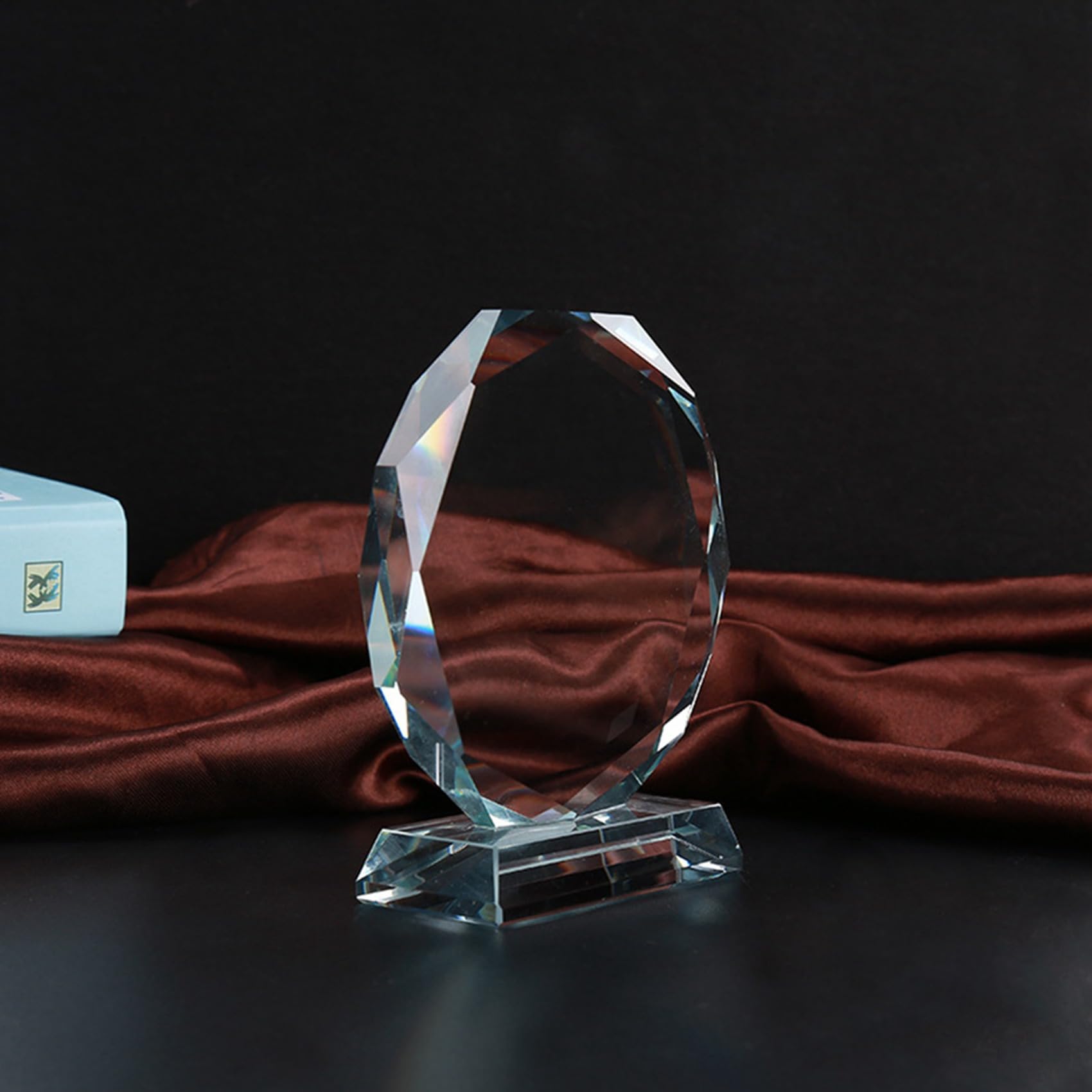 6X Trofeo de Cristal Trofeo de Cristal en Medalla Temporada de Graduación Adornos Conmemorativos Premios de la Empresa