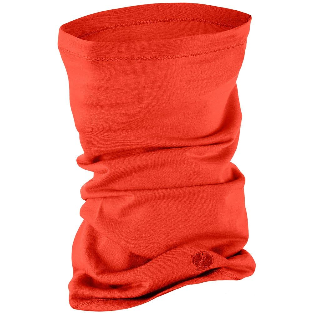 Fjällräven Unisex Orange Flame Fjallraven 87081-214 Abisko Lite Neck Gaiter Sports Scarf Flame Orange Size Onesize