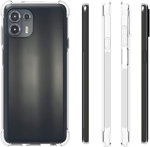 Miniatura 2 de Funda para Motorola Edge 20 Lite Clear TPU Cuatro Esquinas Moto Edge20 Lite Funda Protectora Transparente Suave Funda
