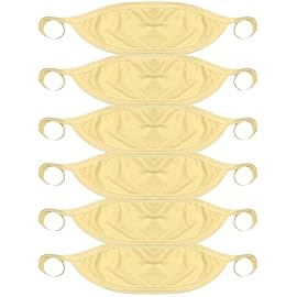 ToBeInStyle Babies 6-Pack Comfortable Newborn Baby Belly Binder Umbilical Cord Band - Yellow - One Size