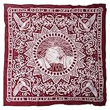 Photo Gallery braboston sciarpa unisex alla moda con portachiavi, stampa vintage, bandana per capelli, elegante accessorio per viaggi e uso quotidiano, rosso mattone più fibbia, taglia unica Photo Gallery braboston sciarpa unisex alla moda con portachiavi, stampa vintage, bandana per capelli, elegante accessorio per viaggi e uso quotidiano, rosso mattone più fibbia, taglia unica