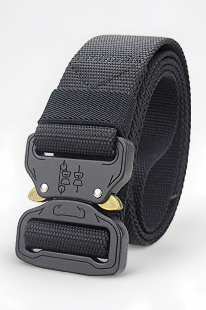 Contacts Men's Synthetic Quick Release Buckle Nylon Belt (Free Size)…