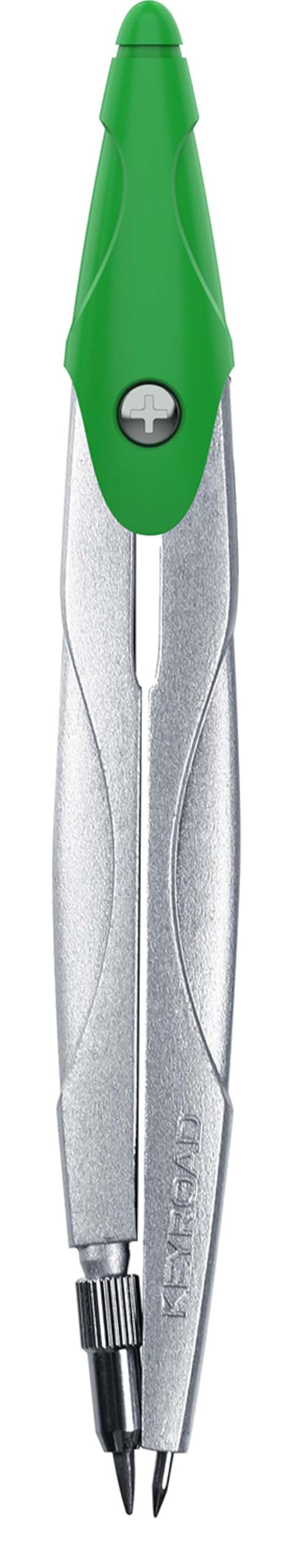 KEYROAD Zirkel/komfortabler Griff/ergonomisches Design/Kunststoffgehäuse/für Schüler/für die Schule/mit zusätzlichen Minen / 3 Farben / 20 Stück pro Packung