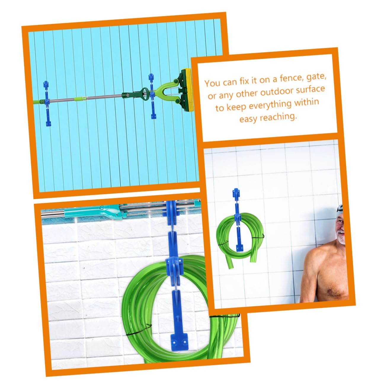 SOIMISS 5paia Per Piscina Organizer Per Asciugamani e Accessori e Resistenti Per e Stoccaggio