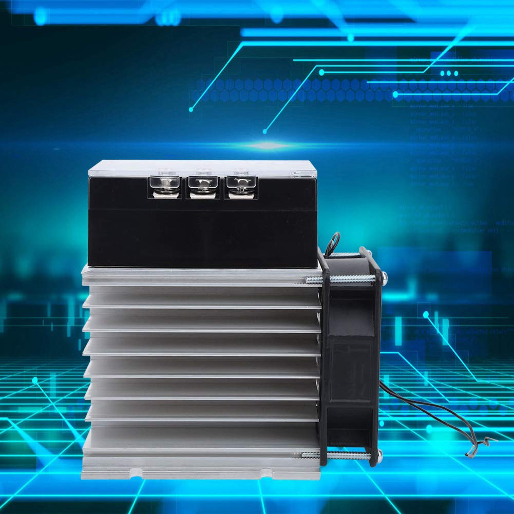 Soft Start Controller Motor componenti elettronici moduli Attrezzature per sistemi di trasporto merci Motori Start Board Trifase TSR-80WA-R1 8KW Regolatore motore CA per ventole[Overall (Module + R