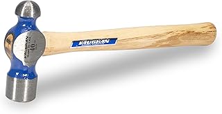 VAUGHAN Ball Pein Hammer, 40 oz, Hickory handle, American high carbon steel, TC640, VN15930